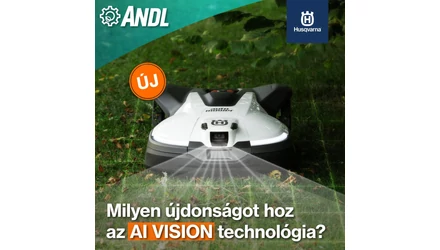 Husqvarna AI Vision technológia  az intelligens fűnyírás jövője