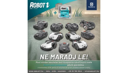 Husqvarna robotfűnyíró + AJÁNDÉK késszett? Ez most komoly  így spórolhatsz igazán 2026-ban!