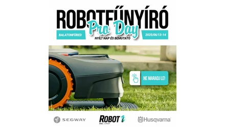 Robot1.hu - Robotfűnyíró Pro Day