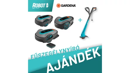 Ajándék fűszegélynyíró robotfűnyíró vásárláshoz – Csak most, a készlet erejéig!