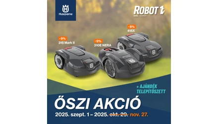 Husqvarna Őszi Robotfűnyíró Akció